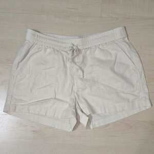 J. Crew Cream Linen Blend Shorts Size: XS